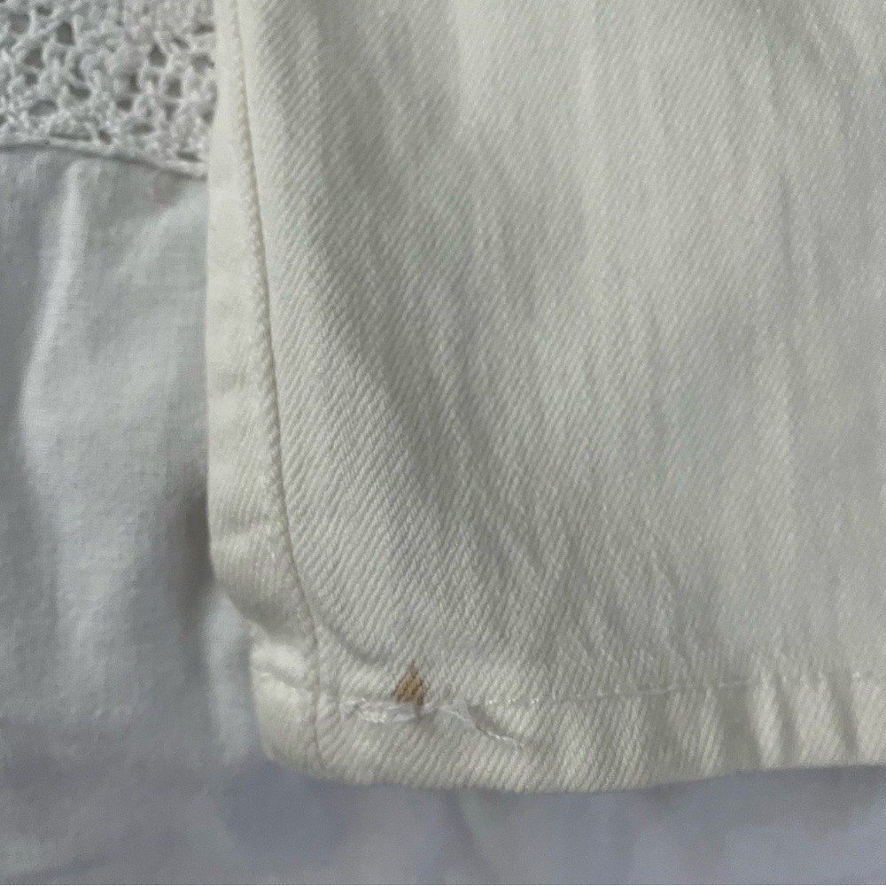 REVICE Sz 26 Contrast two toned tapered legs jeans White Black Gray - Picture 11 of 11